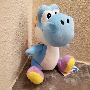 Plush - Yoshi Light Blue, 8-inch (NEW) - Super Mario - Nintendo